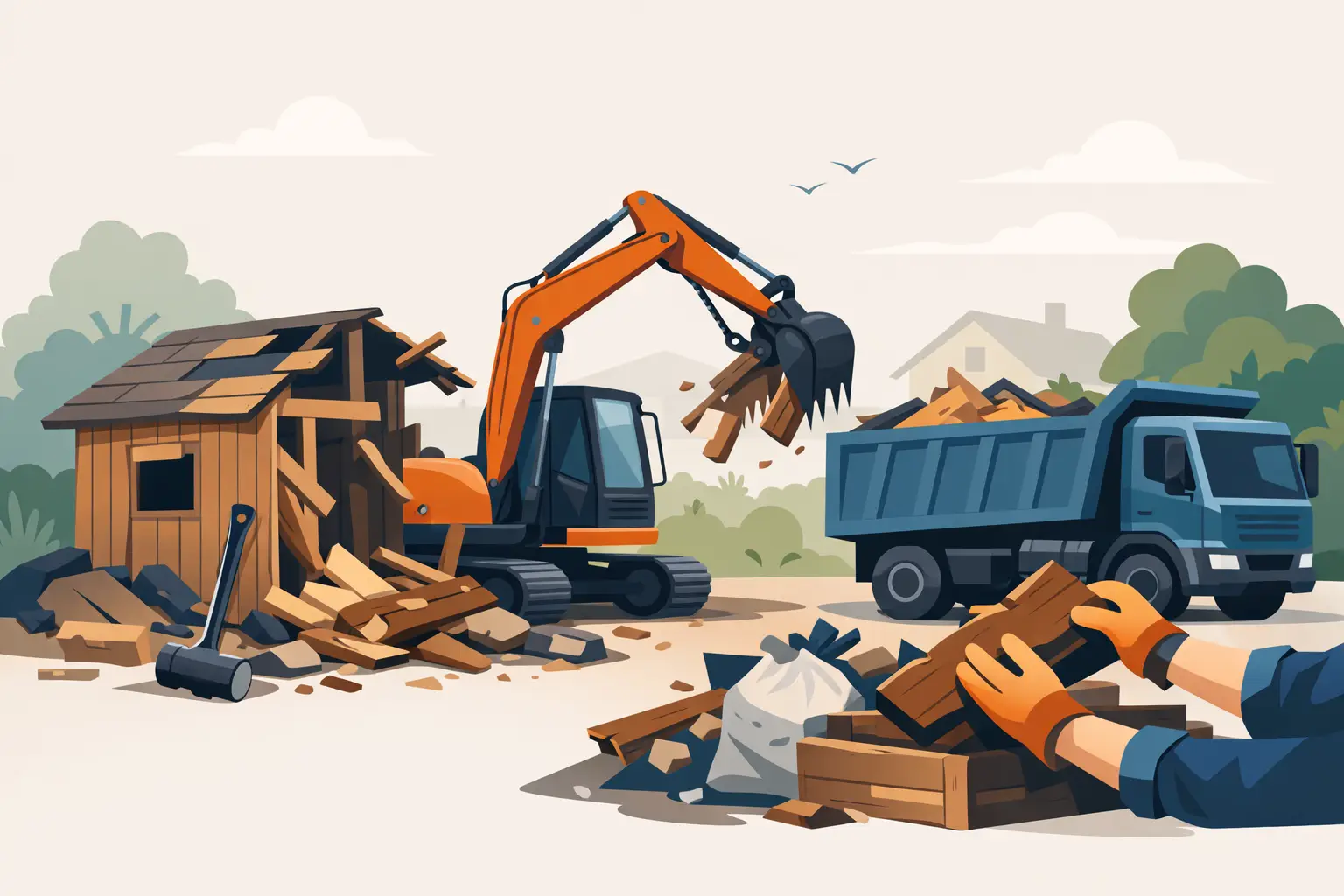 Shed Demolition and Removal Done Right
