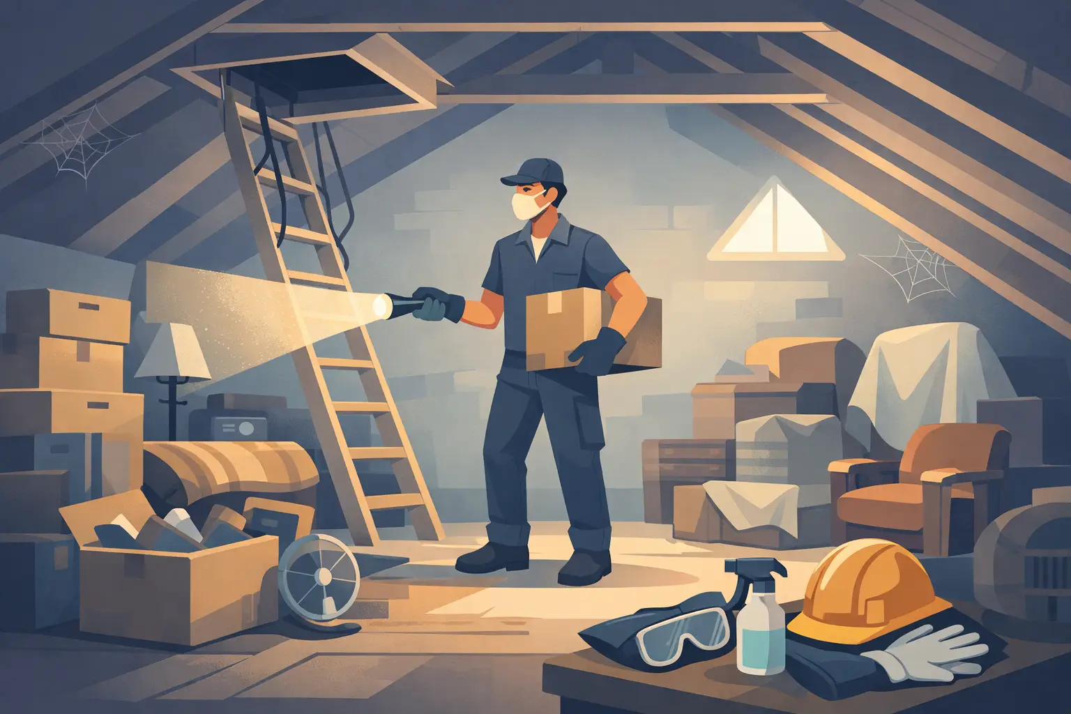 How to Clear Out an Attic Safely