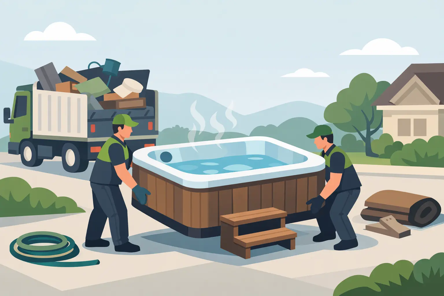 Will Junk Haulers Remove Hot Tubs?