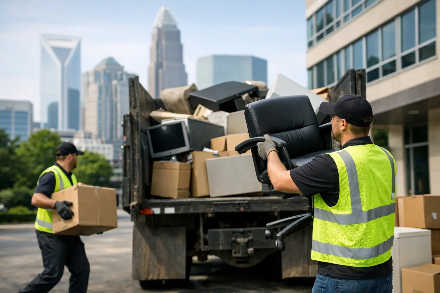 Commercial Junk Hauling for Busy Charlotte Teams