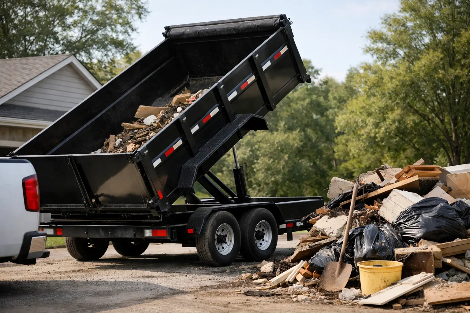 Dump Trailer Rental: Is It Right for Your Cleanup?