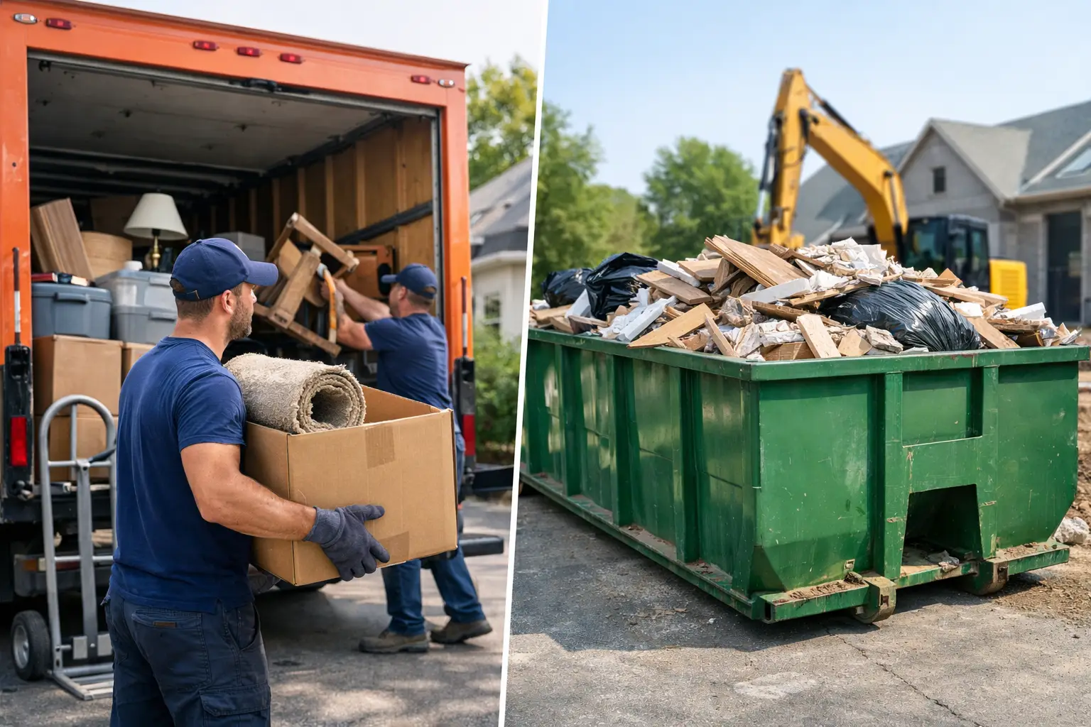 Loading Service Versus Dumpster Rental: Which Fits?
