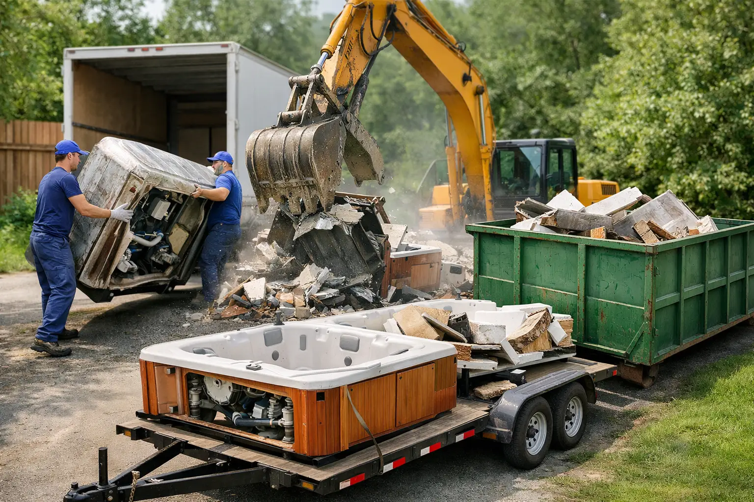 Best Hot Tub Disposal Options for Homeowners