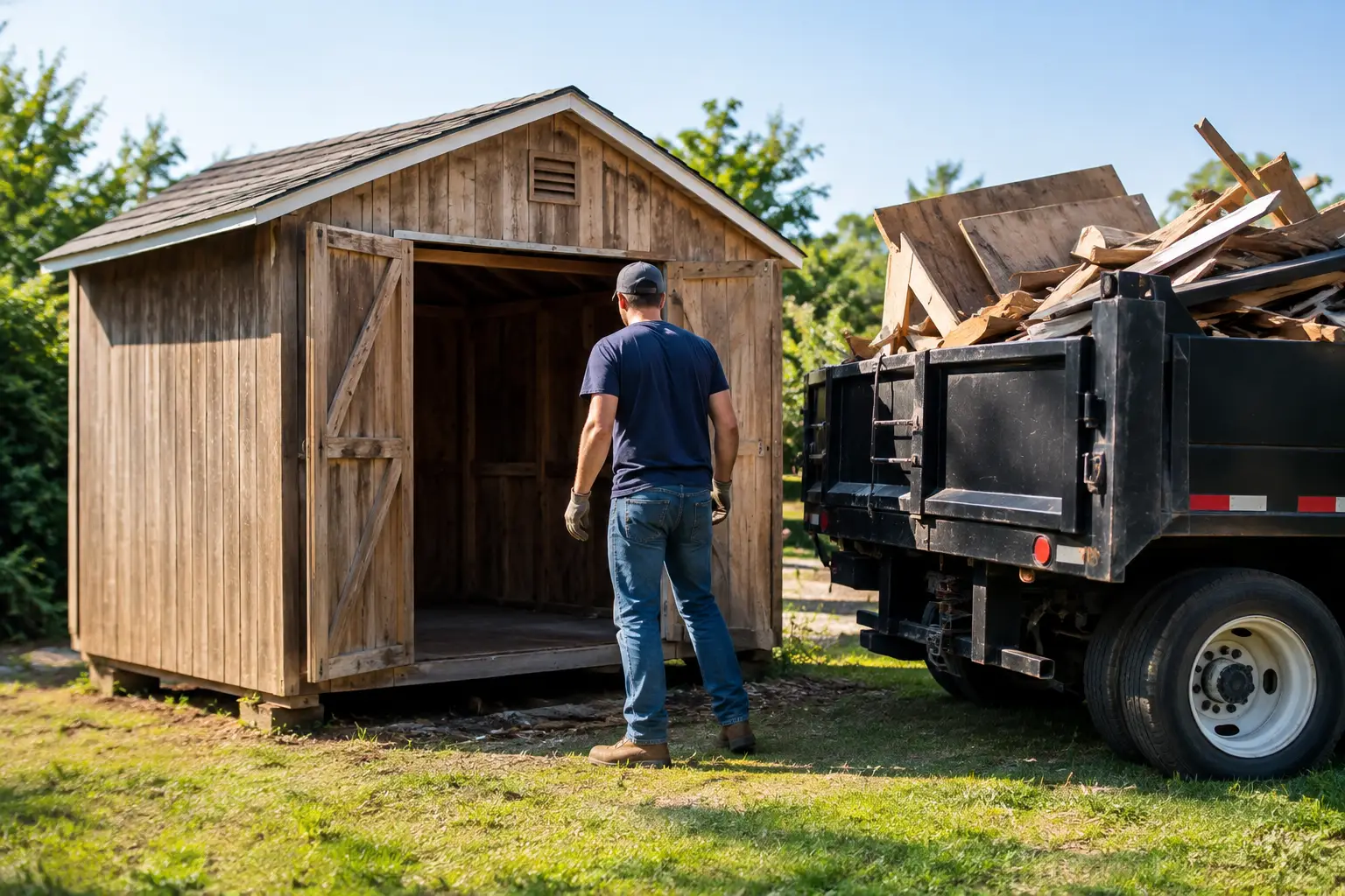 Do Junk Haulers Remove Sheds? What to Expect