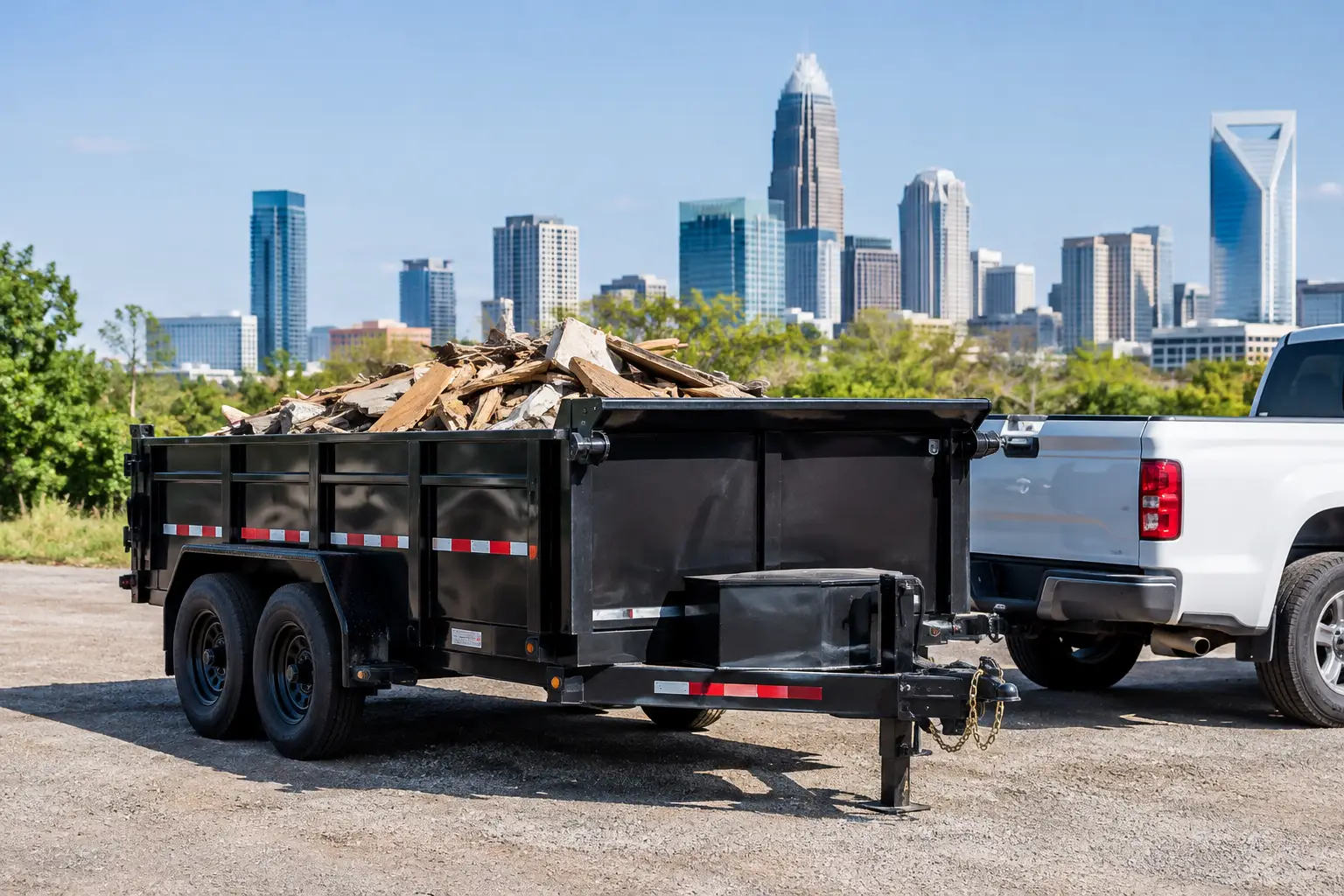 Dump Trailer Rental Comparison for Charlotte Cleanups