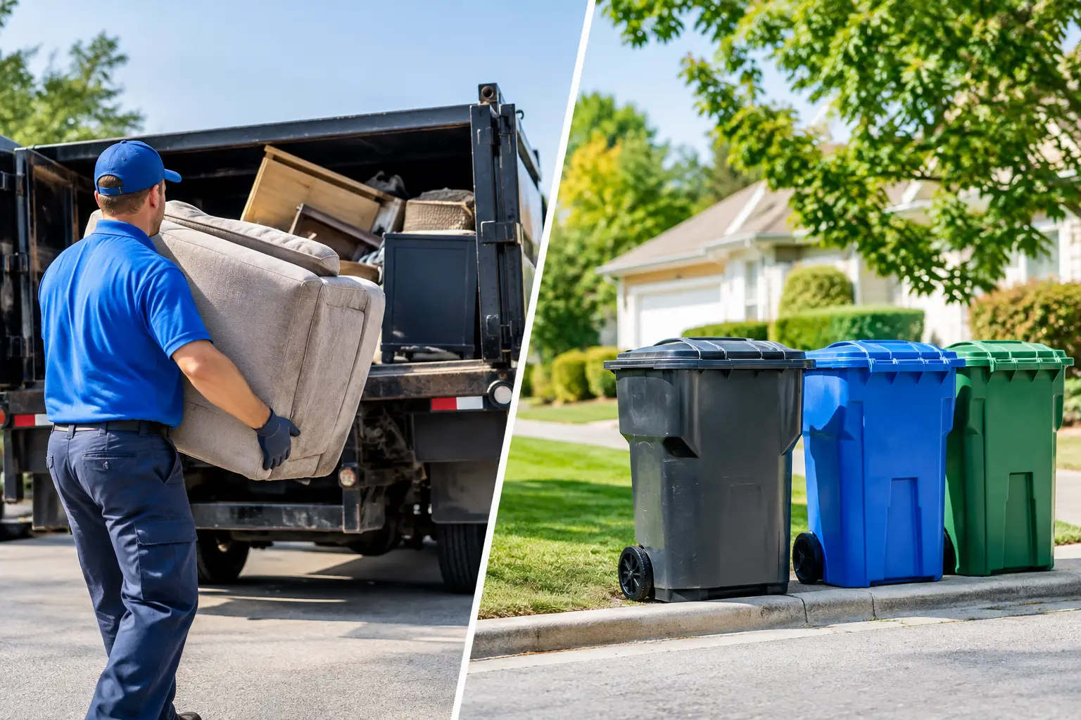 Junk Hauling Versus Curbside Pickup Explained